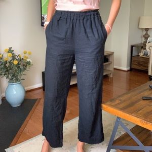 ABERCROMBIE SIZE XS BLACK LINEN PANTS